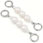 KOMHPS Bag Strap Extender Replacement Accessory Metal Chain for Purse Handbags Shoulder Bags(2 Pack)