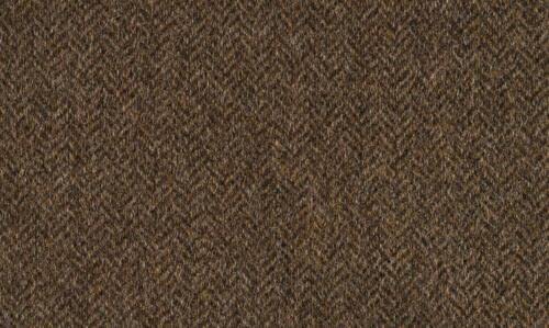 Pure Wool Shetland Herringbone Fabric Material - Camel, 1MTR 145cmx100cm