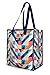 PackIt Freezable Grocery Shopping Tote Bag with Zip Closure, Paradise Breeze