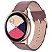 V-MORO Leather Strap Compatible with Galaxy Watch 42mm Bands Soft Leather Replacement (Dark Brown)