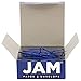 JAM Paper Butterfly Paper Clips - Dark Blue Paperclips - 15/pack