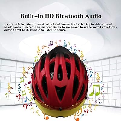 Amazon Com Casco De Bicicleta Con Bluetooth Cascos De Bicicleta Especializados Ajustables Cascos De Ciclismo Para Adultos Con Gafas Magneticas Desmontables Y Luz Trasera De Seguridad Para Hombres Y Mujeres Home Kitchen