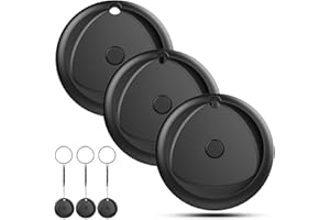 RAYKIT Tracker Tags-3 Pack Work with Apple Find My (iOS Only), [Apple MFi Certified] Key Finder and Item Locator, New Bluetooth 5.3 Tracker, Replaceable Battery Smart Tag for Keys, Wallet, Luggage etc