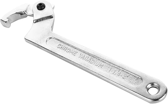Eowpower Chrome Vanadium C Spanner Tool Adjustable Hook Wrench 1
