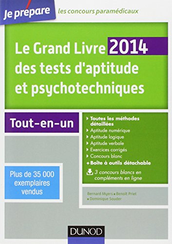 Le  grand livre 2014 des tests d'aptitude et psychotechniques