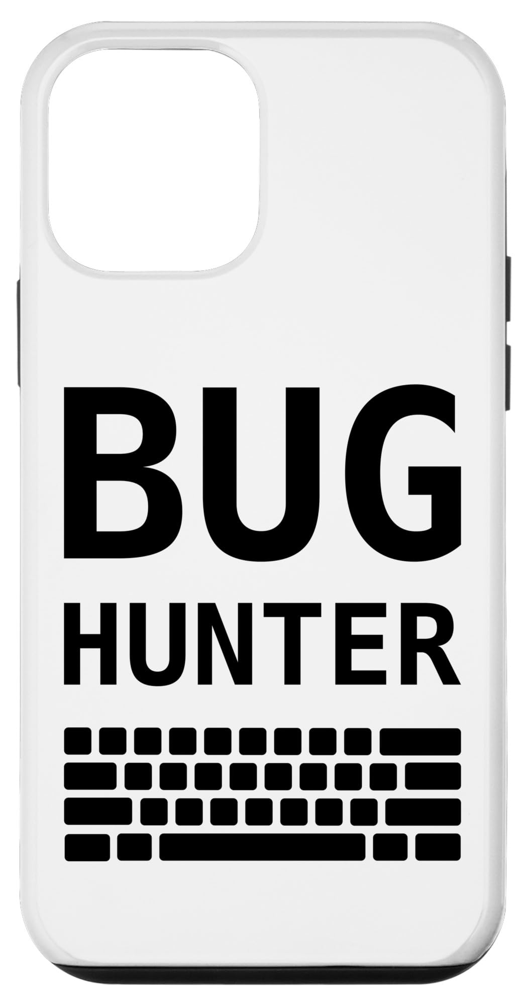 iPhone 12 mini BUG HUNTER with Keyboard - Black Design for Test Engineers Case