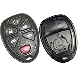 Discount Keyless Replacement 6 Button Case and Button Pad 15114376