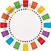 Rainbow Birthday Round Dinner Plates (9