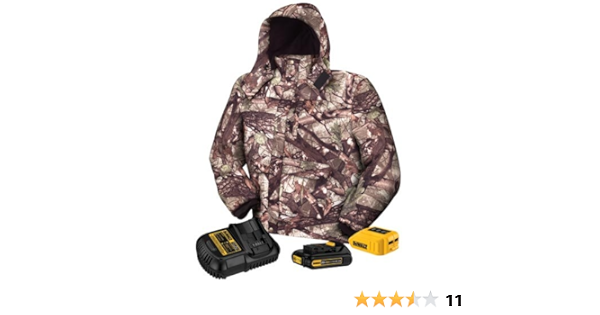 dewalt heated jacket camo