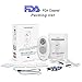 Famidoc TENS and EMS Unit - Combo Units Dual Channel Electronic Muscle Stimulator Pulse Massager with 10 Modes and 20 Intensity Levels for Electrotherapy Pain Relief Muscle Relax (White)