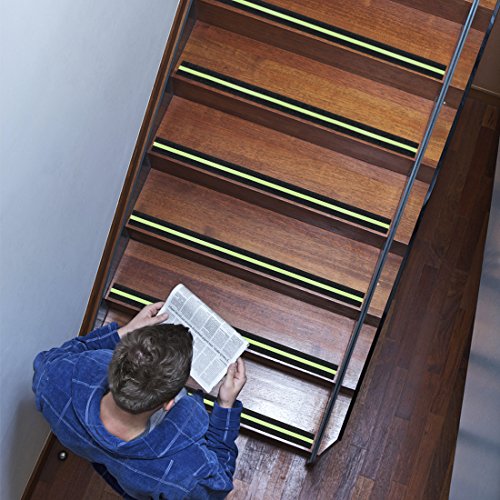 EBUNG AntiSlip Stair Grip Tape GlowinTheDark 14’ Stairs Grip Tape