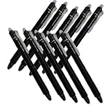 Pilot FriXion Ball Knock Retractable Erasable Gel Ink Pens,fine Point, - 0.5 Mm-black Ink-value Set of 10