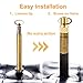 SUNIY Bike Presta Valve Adapter Adaptor Bicycle Tire Valve Converter Copper Valve for Road Bike Pump Accessories Cycling Tire Tools 4 Pcs+4Pcs Presta Valve Cap+4Pcs Schrader Valve Cap