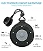 OJA OJA-Q50-black Shower Speaker, Mini Wireless Waterproof Bluetooth Speaker, 5W Driver, Suction Cup, Portable Speakerphone, Built-in Mic, Hands-Free Calling, Black