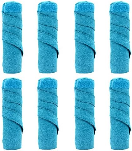 Hair Care Rollers Sleep Hair Curlers Absorbent No Clip Hair Style Rollers Nighttime Curling Apparatus Drum No Damage Heat Free DIY Curling Hairstyle Tools Soft Magic Hair Accessories Blue 8 Pack