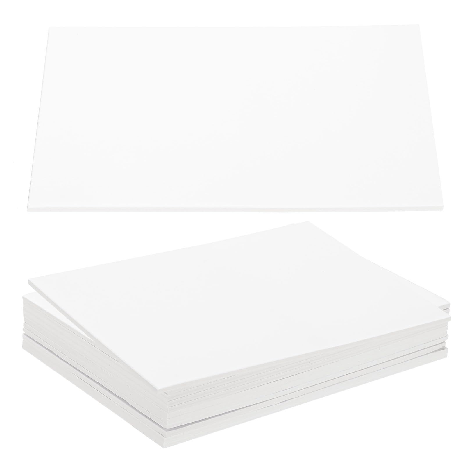 PATIKIL 7x5x0.12" Chipboard Sheets, 10Pcs 120PT Thick Book Board Binders Board Sturdy Bookbinding Supplies for Book Binding Cover, White