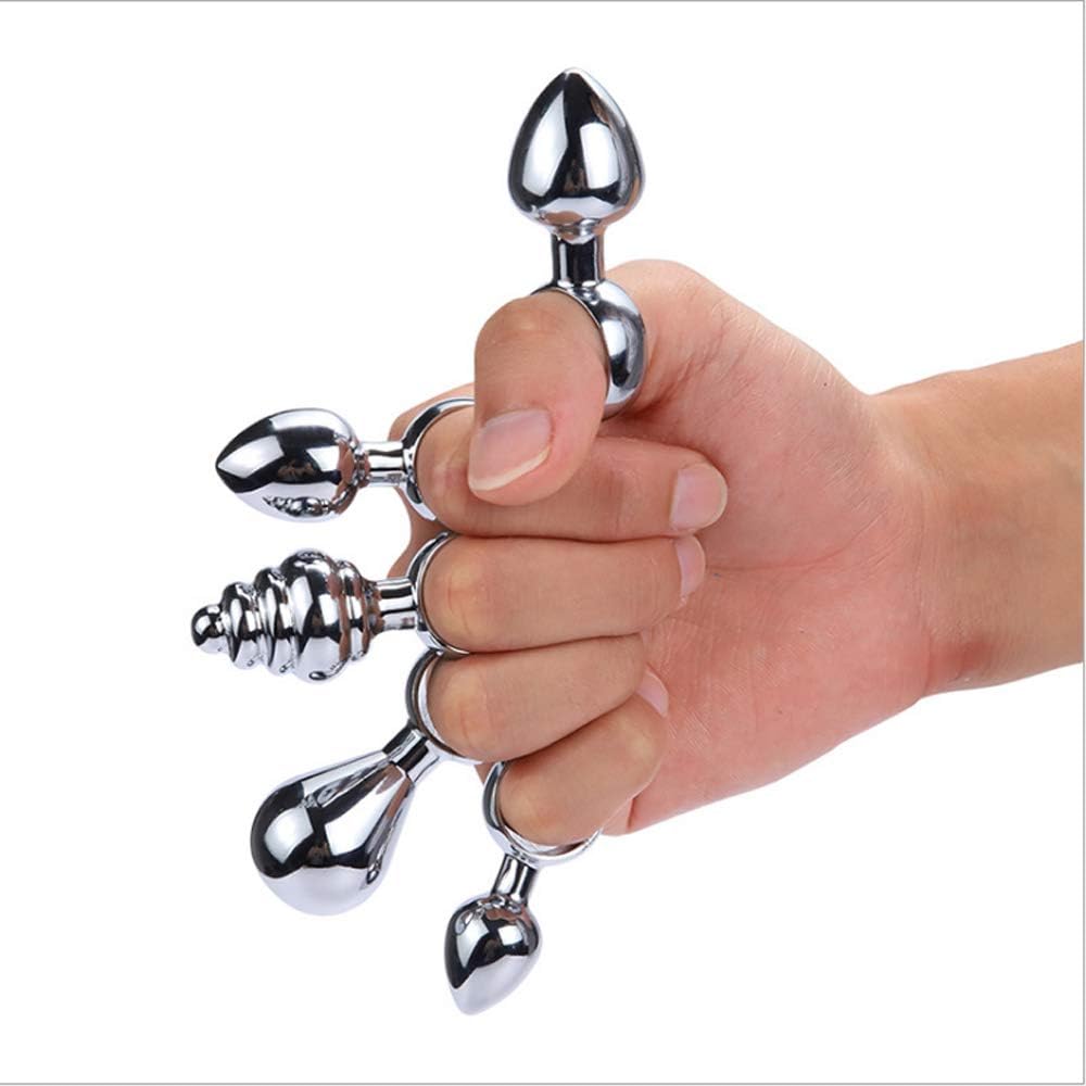Dingcaiyi Amal Plug Set Make of Aluminum Alloy for Beginner Women and Men,B-útt Plug Toys