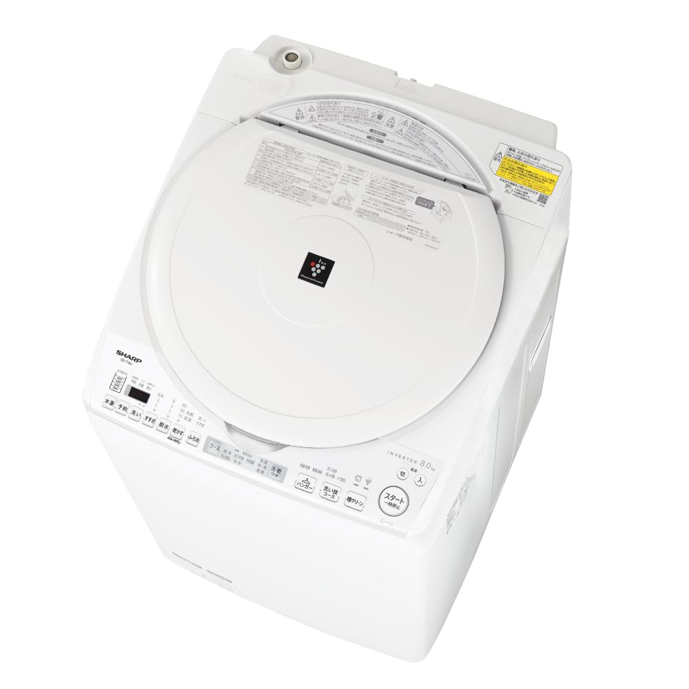 シャープ 洗濯乾燥機 ES-TX8J ホワイトの商品画像