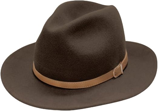 wide brim homburg hat