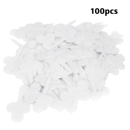 100 Unids Colores Etiqueta de jardinería Forma de Hoja Etiqueta de ...