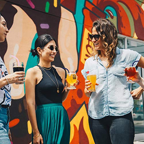 8 Reusable Silicone Drinking Straws - 30oz and 20oz Tumblers Compatible -Portable for Travel - with  - //coolthings.us