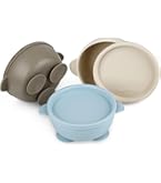 3 Pack Baby Bowls With Suction | Stay Put Silicone Food Bowl For Babies, Kids, Toddlers | Safe, Non-Spill, And High-Quality Pink