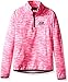 Skechers Girls' Big Printed Mock Neck Quarter Zip Top, Sugar Plum, L