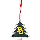 Baylor Bears Tree Shaped Metal Christmas Ornament