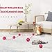 CHERRYLIFE Smart Interactive Cat Toy - 2019 Newest USB Rechargeable Cat Toy Ball, 360 Degree Self Rotating with Built-in Led Light,More Exercise for Your Kitty