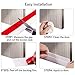 Under Door Seal Strip, Under Door Draft Stopper Door Sweep, Premium Quality Weather Stripping for Cracks and Gaps 2