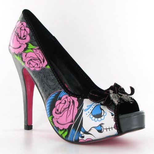 iron fist sugar skull heels