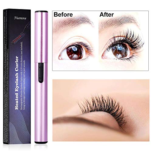 Heated Eyelash Curler, Eyelash Curler Electric, Electric Heated Eyelash Curler, Portable Electric Eyelash Curler for Curled Eyelashes Painless Curved Beauty Make Up Tool - Thumbnail 3
