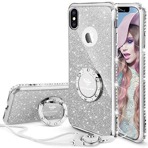 Iphone x case, iphone 10 case, glitter cute phone case …