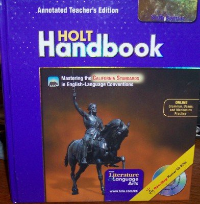 Holt Handbook Sixth Course Holt Literature Language Arts Annotated John E Warriner 9780030652967 Books