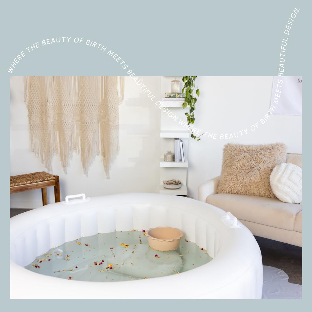 Placenta Bowl for Delayed Cord Clamping - Pregnancy Keepsake - Natural Birth Must Have - Part of Your Birthing Kit for Home Birth