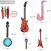 20 Pieces Inflatable Guitar Toys Set, Inflatable Electric Guitar Saxophone Microphone Pipa Toy for 80's 90's Themed Party ,kids Birthday Decor,Coachella Valley Music Festival,Karaoke Party,Rock and Roll Party Favors