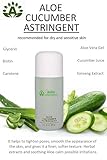 AGRA Cosmetics® Aloe-cucumber Astringent Toner (Alcohol Free) 6 Fl.oz
