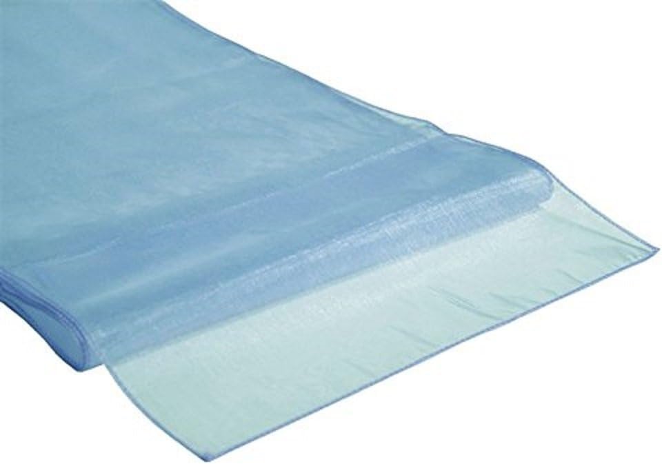Best Gauze Table Runner Light Blue
