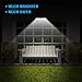 Litom 77 LEDs Solar Light, Super Bright Outdoor Solar Wall Lights with Motion Sensor & Great Waterproof, Security Wireless Nightlight for Garden Patio Path Back Yard (4 Pack)