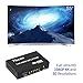 Tiscen 4K 1x4 HDMI Splitter (with Power Supply), 1 in 4 Out Port Powered V1.4b 4K@60Hz Video Converter with Full Ultra HD 1080P, 4Kx2K and 3D Resolutions (1 Input to 4 Outputs)