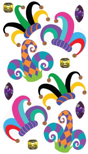EK Success Brands Jolee's Boutique Decorative Stickers, Jester Hats Dress Ups