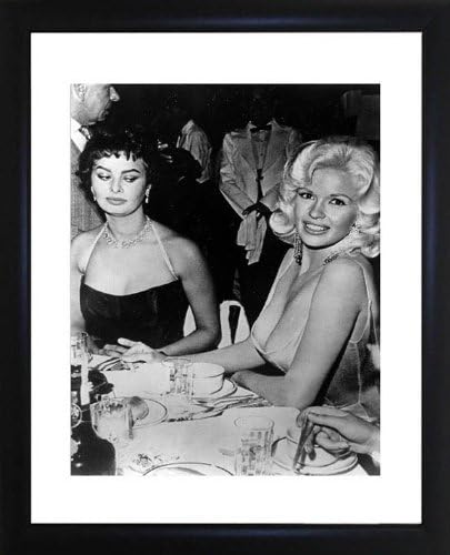 Photographs - Picture Favourites Jayne Mansfield and Sophia Loren Framed Photo