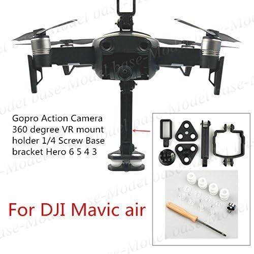 XSD MODEL For Gopro Action Camera 360 degree VR mount holder 1/4 Screw Base bracket Hero 6 5 4 3 For DJI Mavic air Drone Accessories