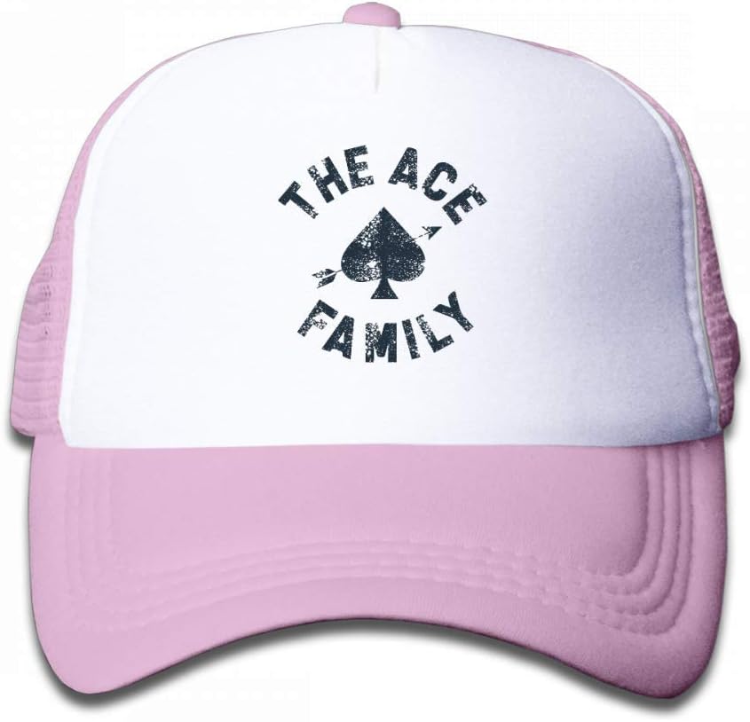 Kid's Boys Girls The Ace Family Youth Mesh Baseball Cap Summer Adjustable Trucker Hat