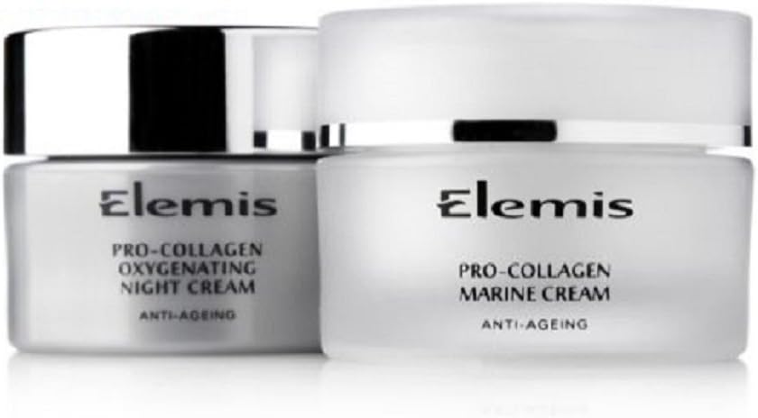 elemis pro collagen marine cream day and night duo