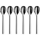 WMF Teaspoon Set 6-pcs. Nuova, Stainless Steel, Silver, 11.1 x 14.9 x 7.1 cm