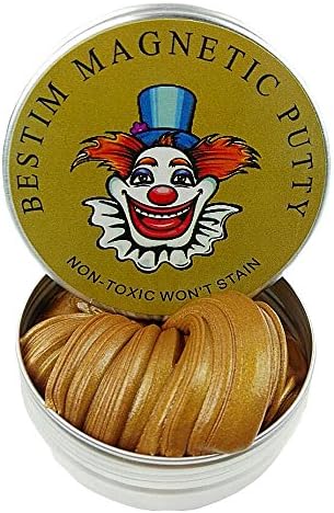 ACXOP Slime Putty Crazy Playdough Bouncing Putty Toys Christmas Gift for Kids, New Creative Strange Attractive putty (Gold)