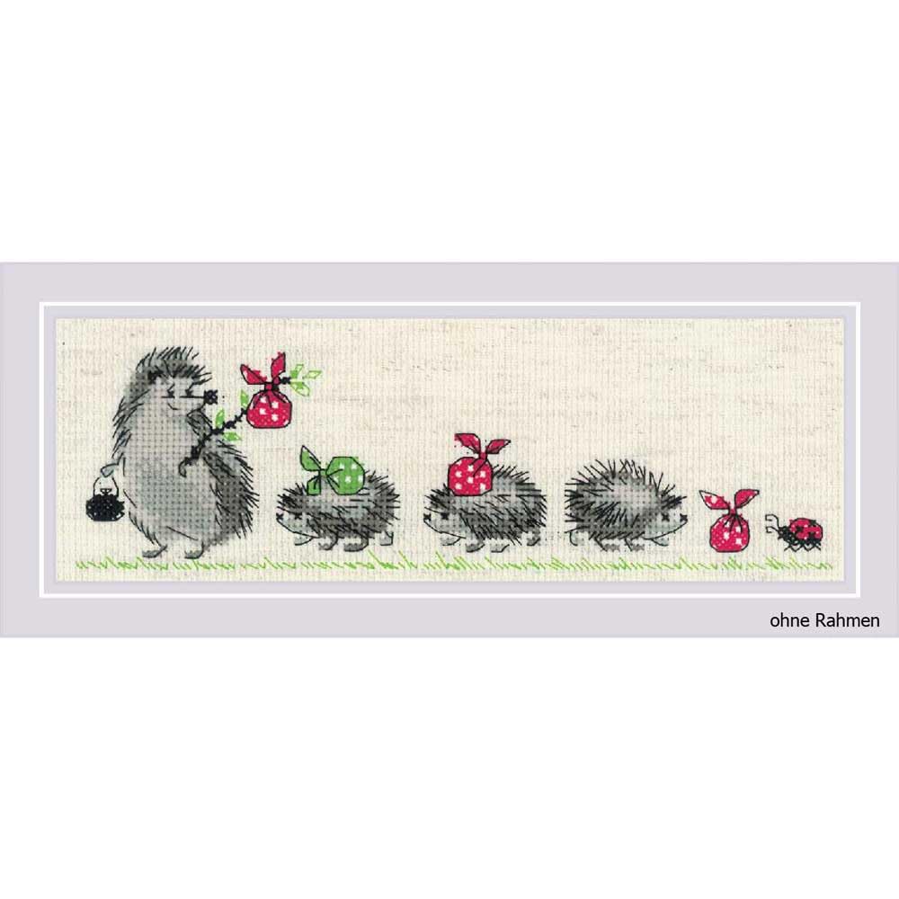 RIOLIS Cross Stitch Kit - 1711 - Hedgehogs