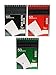 Personal Mini Notebooks, 4x6-Inch, College Ruled, White, 50 Pages per, Pack of 3 Random Colors: Black, Blue, Green, Red from Northland Wholesale. (2-Pack, 6 Mini-Notebooks)