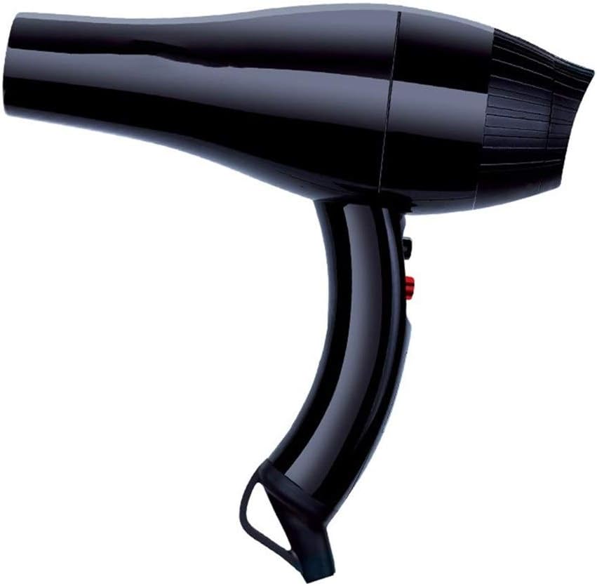 Supersonic Hair Dryer- 2200W Ionic Supersonic Hair Dryer With Ionic Conditioning quick drying/black，Ceramic white (Color : Black)